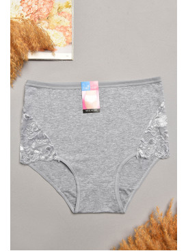 Труси жіночі напівбатальні сірого кольору 097 207972C Труси жіночі напівбатальні сірого кольору 097 207972C