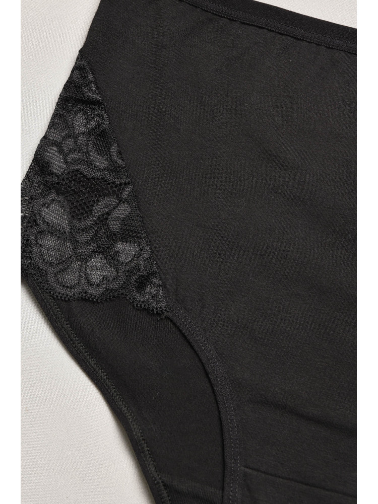 Трусы женские полубатальные черного цвета 097 207973C