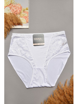 Трусы женские полубатальные белого цвета 1869 207975C