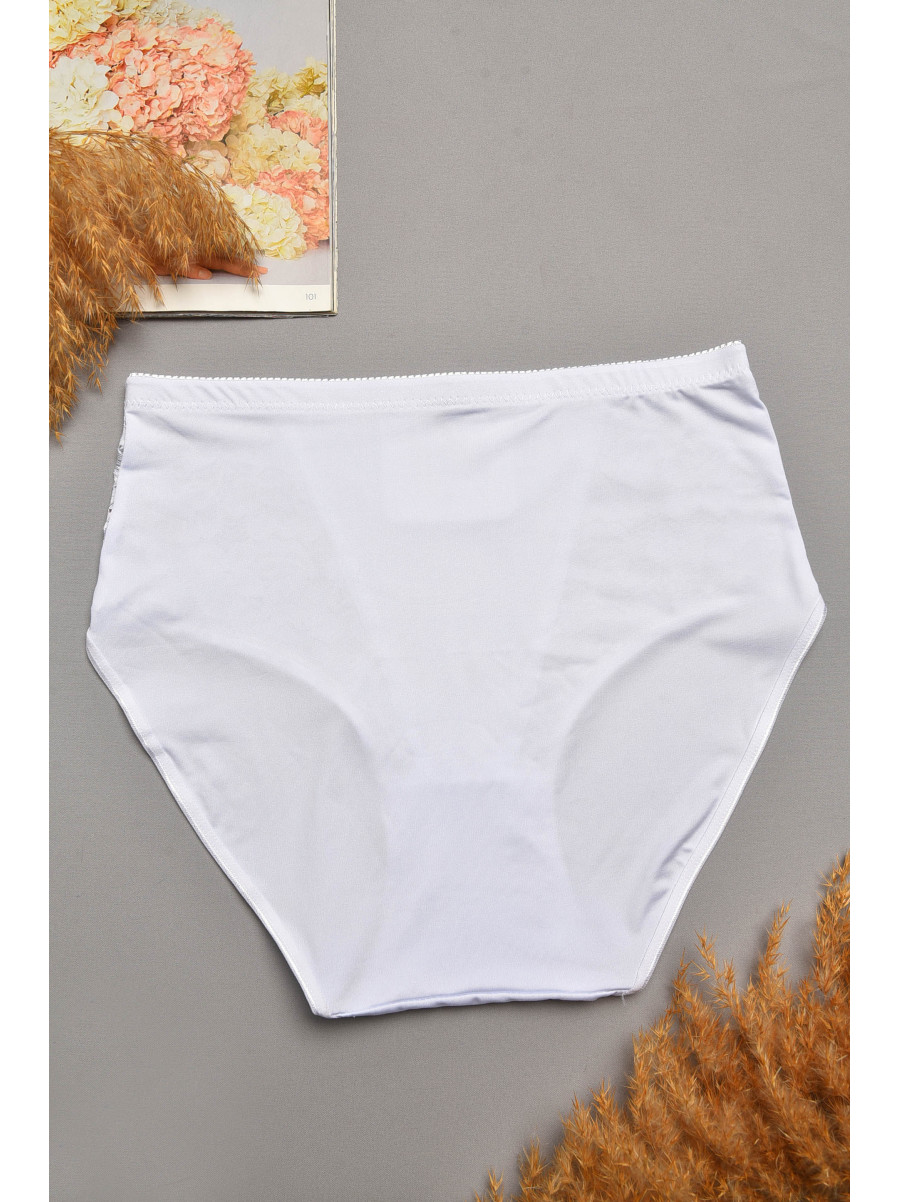 Трусы женские полубатальные белого цвета 1869 207975C