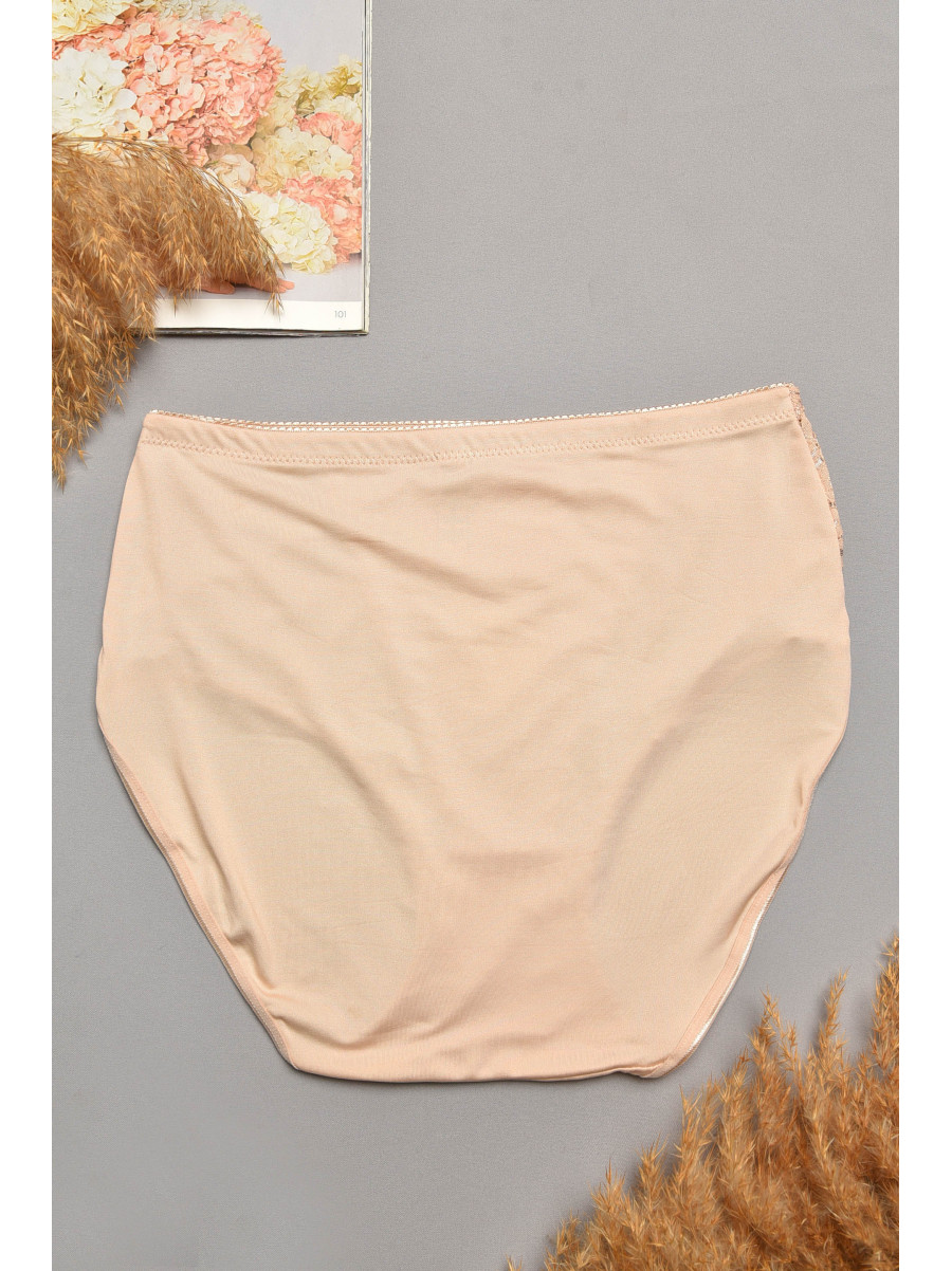 Трусы женские полубатальные бежевого цвета 1869 207977C