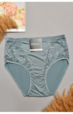 Трусы женские полубатальные изумрудного цвета 1869 207978C