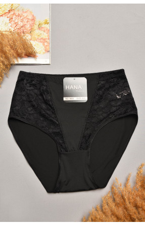 Трусы женские полубатальные черного цвета 1869 207979C