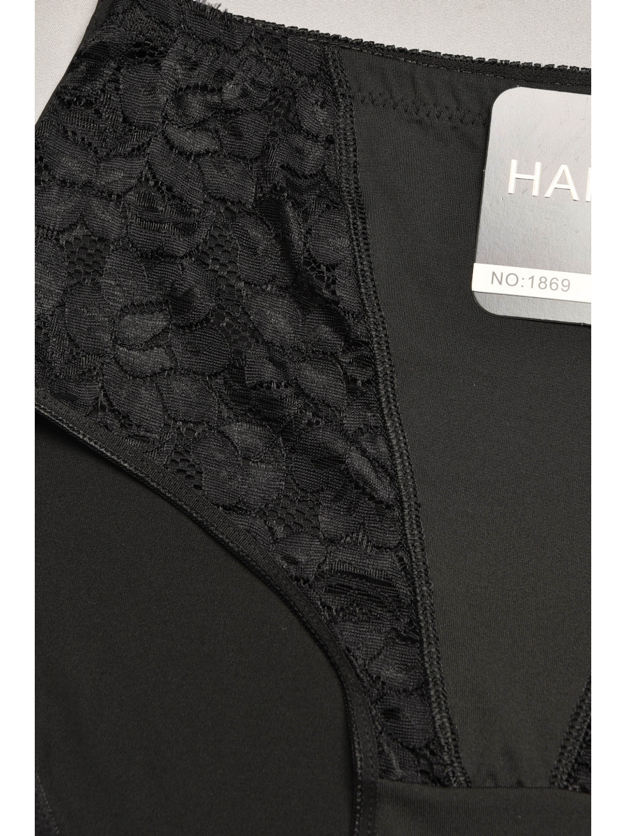 Трусы женские полубатальные черного цвета 1869 207979C