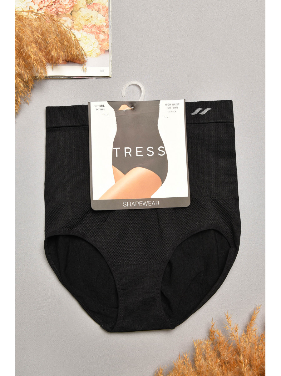 Трусы с утяжкою женские черного цвета 5471W-1 207980C