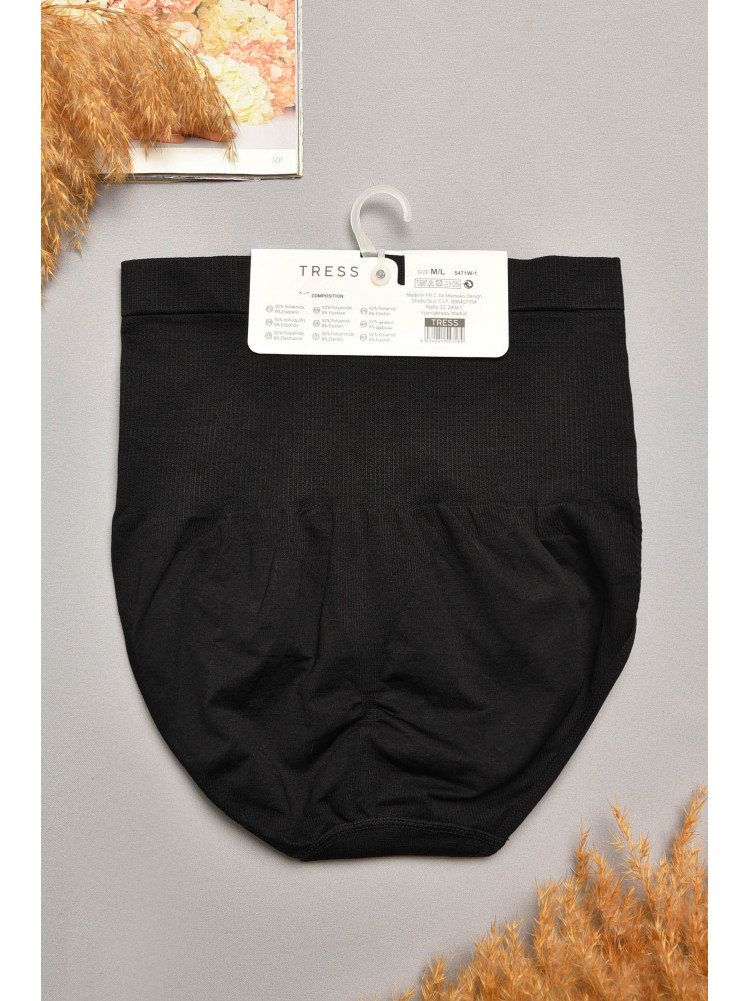 Трусы с утяжкою женские черного цвета 5471W-1 207980C
