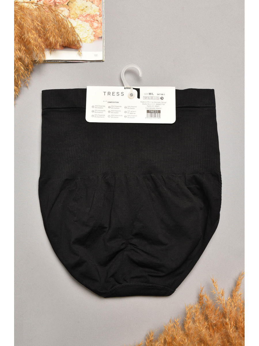 Трусы с утяжкою женские черного цвета 5471W-1 207980C