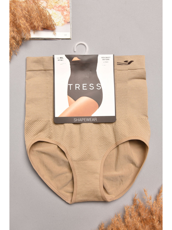 Трусы с утяжкою женские бежевого цвета 5471W-1 207981C