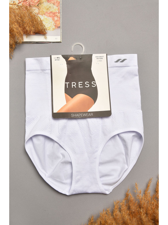 Трусы с утяжкою женские белого цвета 5471W-1 207982C