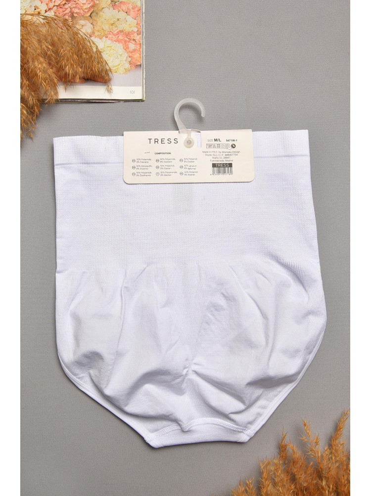 Трусы с утяжкою женские белого цвета 5471W-1 207982C