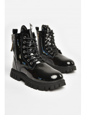 Ботинки детские еврозима черного цвета 8012-1 207992C