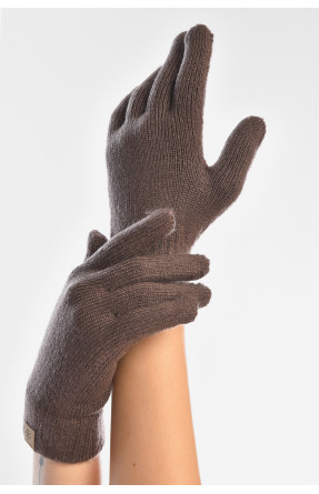 Перчатки женские трикотажные тёмно-сиреневого цвета 3842 208006C