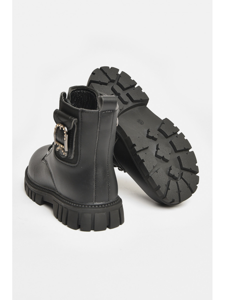 Черевики дитячі для дівчинки єврозима чорного кольору 803В-1 208007C