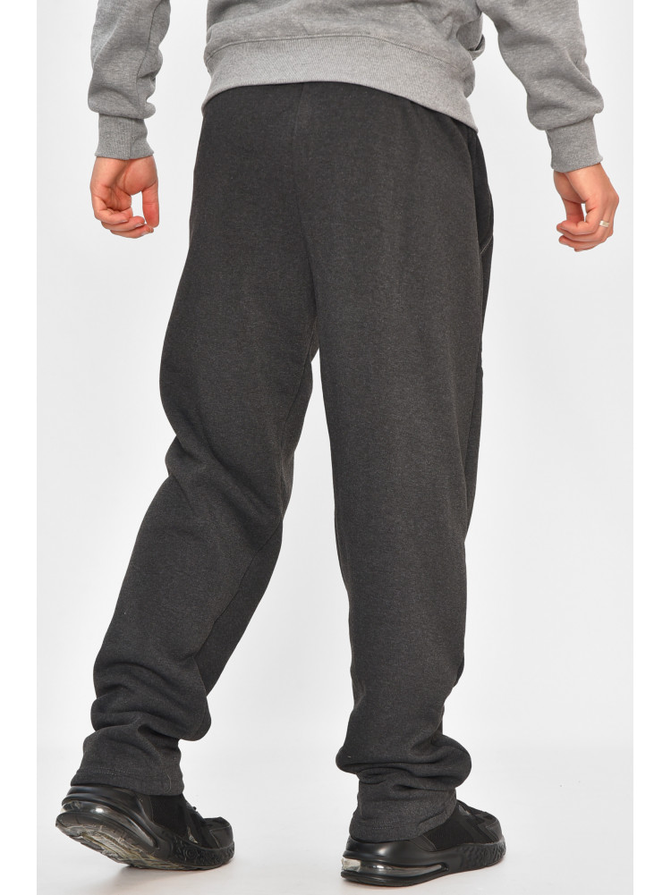 Спортивні штани чоловічі на флісі темно-синього кольору R-41753-pk 208020C