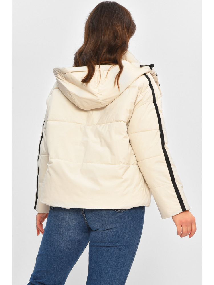Куртка жіноча демісезонна білого кольору 866 208029C