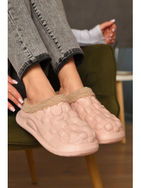 Галоши без задника утепленные пудрового цвета 604 208032C Галоши без задника утепленные пудрового цвета 604 208032C