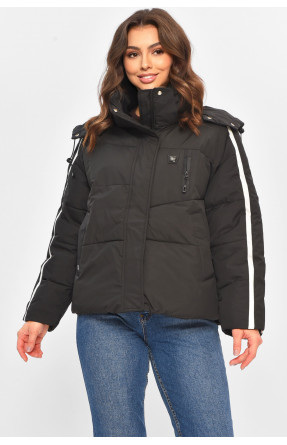 Куртка жіноча демісезонна чорного кольору 866 208036C