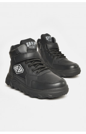 Черевики дитячі зимові чорного кольору В 1721 208040C Черевики дитячі зимові чорного кольору В 1721 208040C