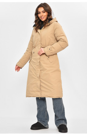 Куртка жіноча подовжена зимова чорного кольору 24115 208042C Куртка жіноча подовжена зимова чорного кольору 24115 208042C