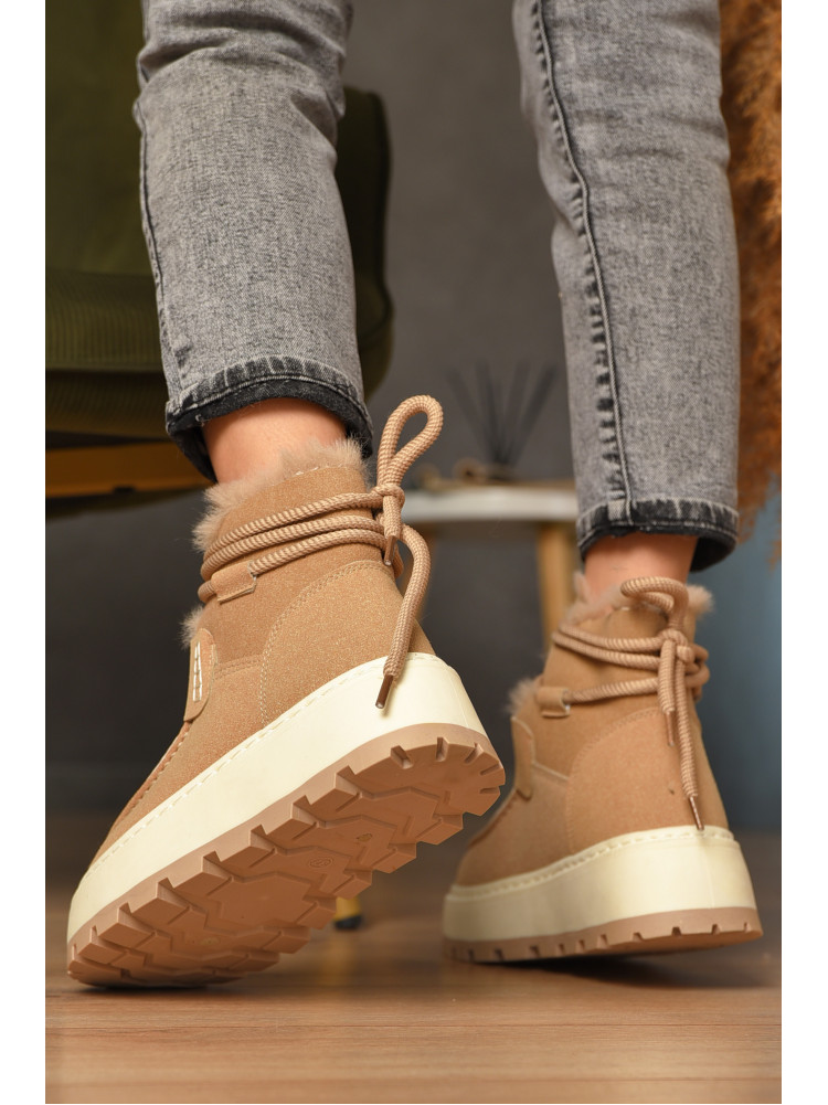 Угги женские на меху бежевого цвета СМ-7 208048C