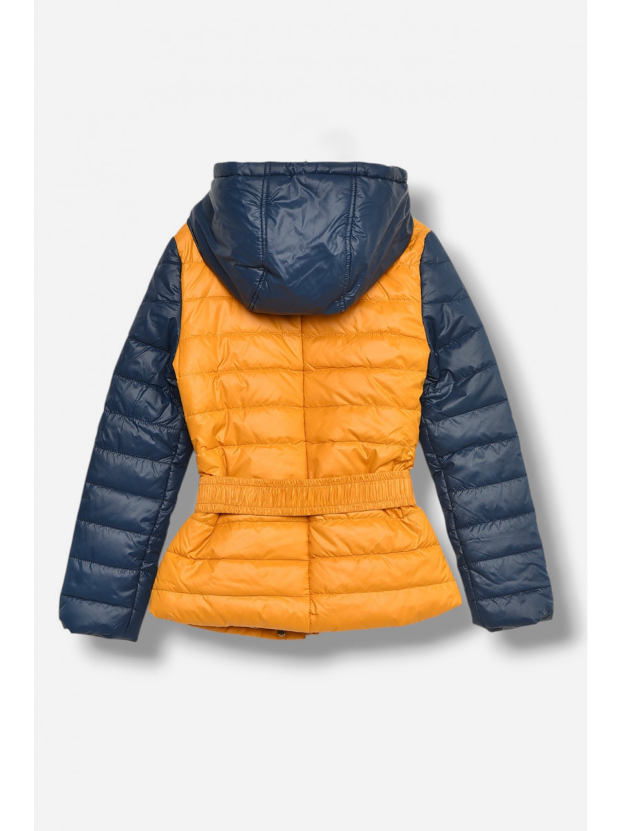 Куртка дитяча для дівчинки демісезонна гірчичного кольору 1643 208071C