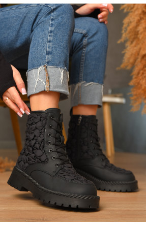 Ботинки женские зимние черного цвета Z39 -1 208072C