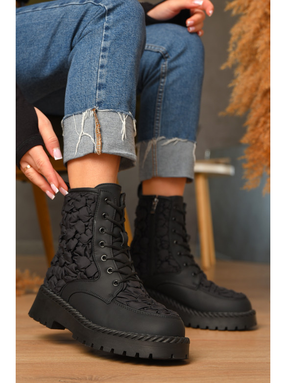 Ботинки женские зимние черного цвета Z39 -1 208072C
