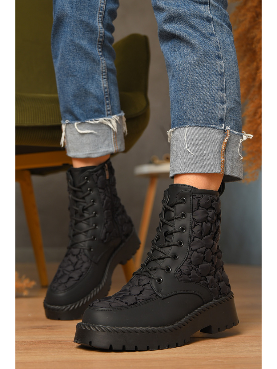 Ботинки женские зимние черного цвета Z39 -1 208072C