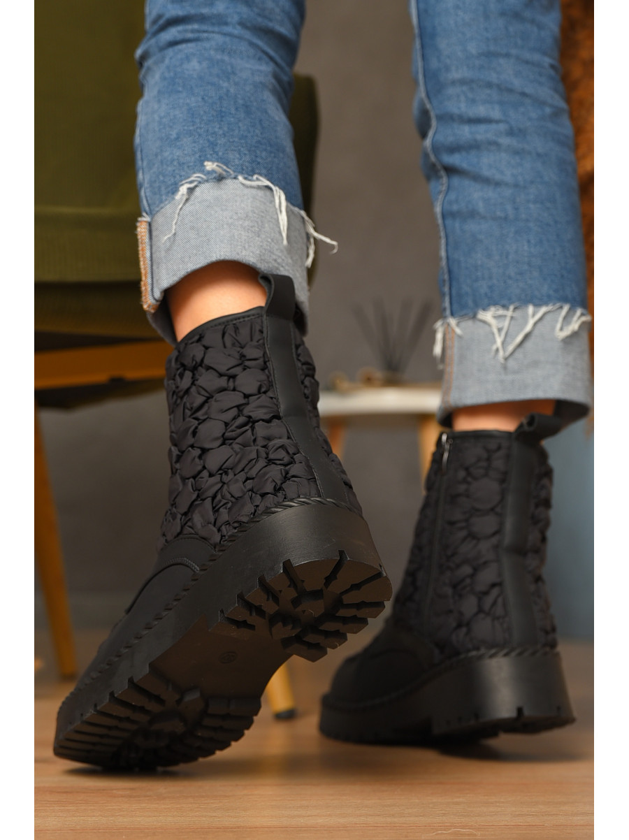 Ботинки женские зимние черного цвета Z39 -1 208072C