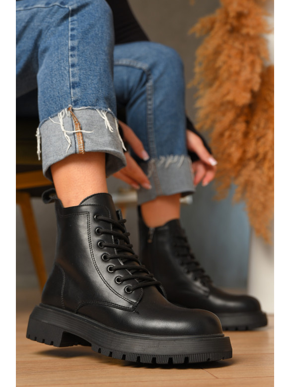 Ботинки женские зимние черного цвета С103-1 208073C