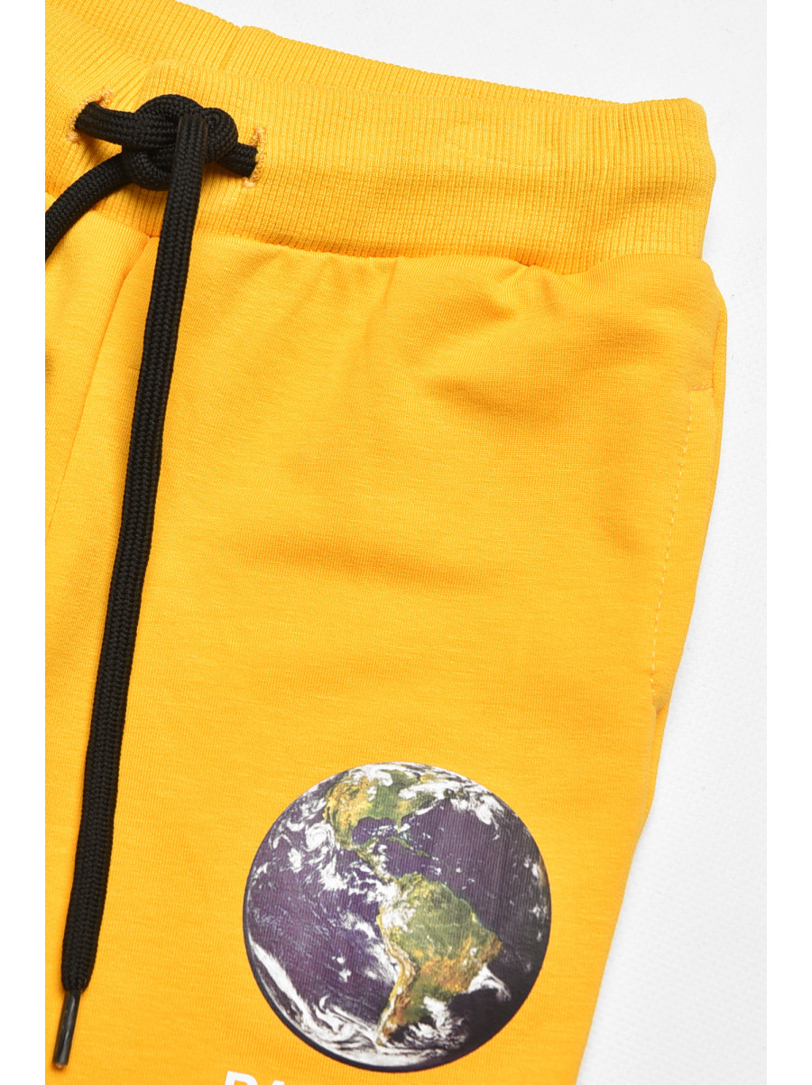 Спортивні штани для дівчинки жовтого кольору 208078C