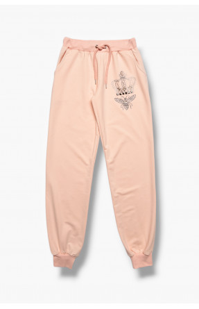 Спортивні штани для дівчинки рожевого кольору 208080C