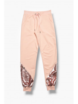 Спортивні штани для дівчинки рожевого кольору 208083C Спортивні штани для дівчинки рожевого кольору 208083C
