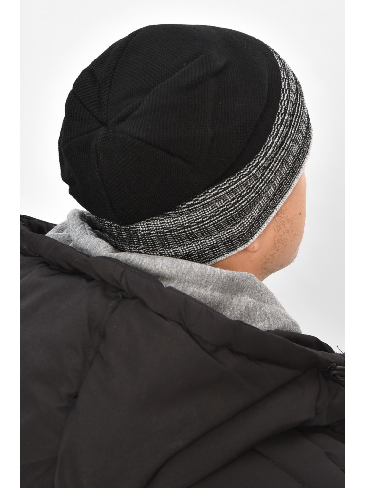 Шапка чоловіча на флісі світло-сірого кольору 3051 208088C