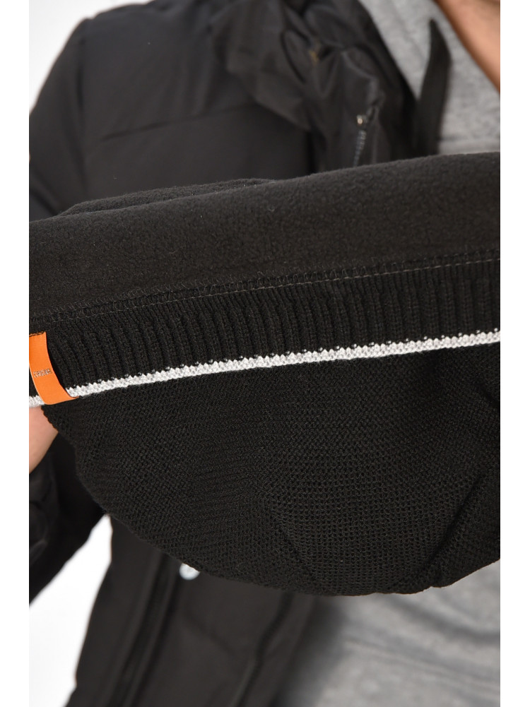 Шапка чоловіча на флісі світло-сірого кольору 3051 208088C