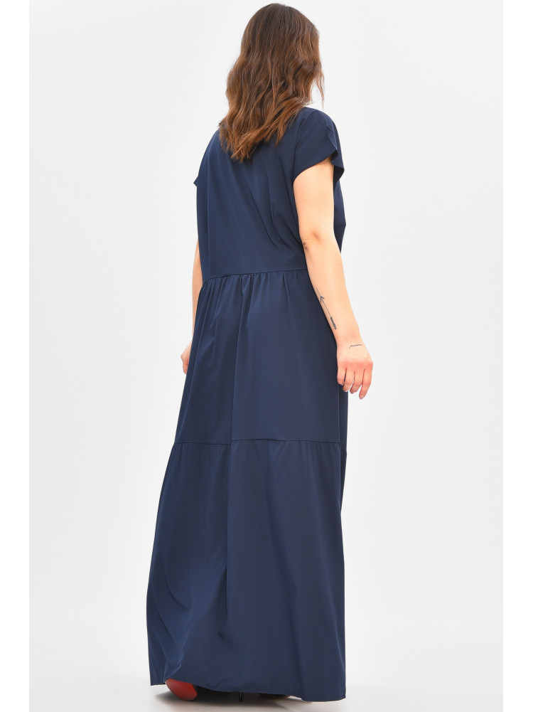 Сукня жіноча однотонна темно-синього кольору 8313 208093C