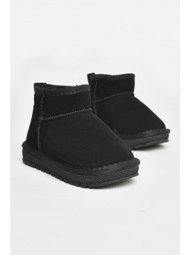 Уггі дитячі штучна замша чорного кольору В-315 208130C
