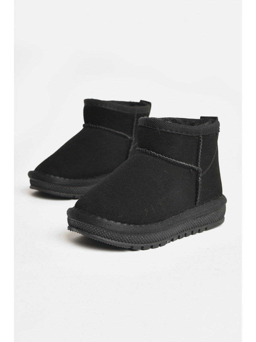 Уггі дитячі штучна замша чорного кольору В-315 208130C