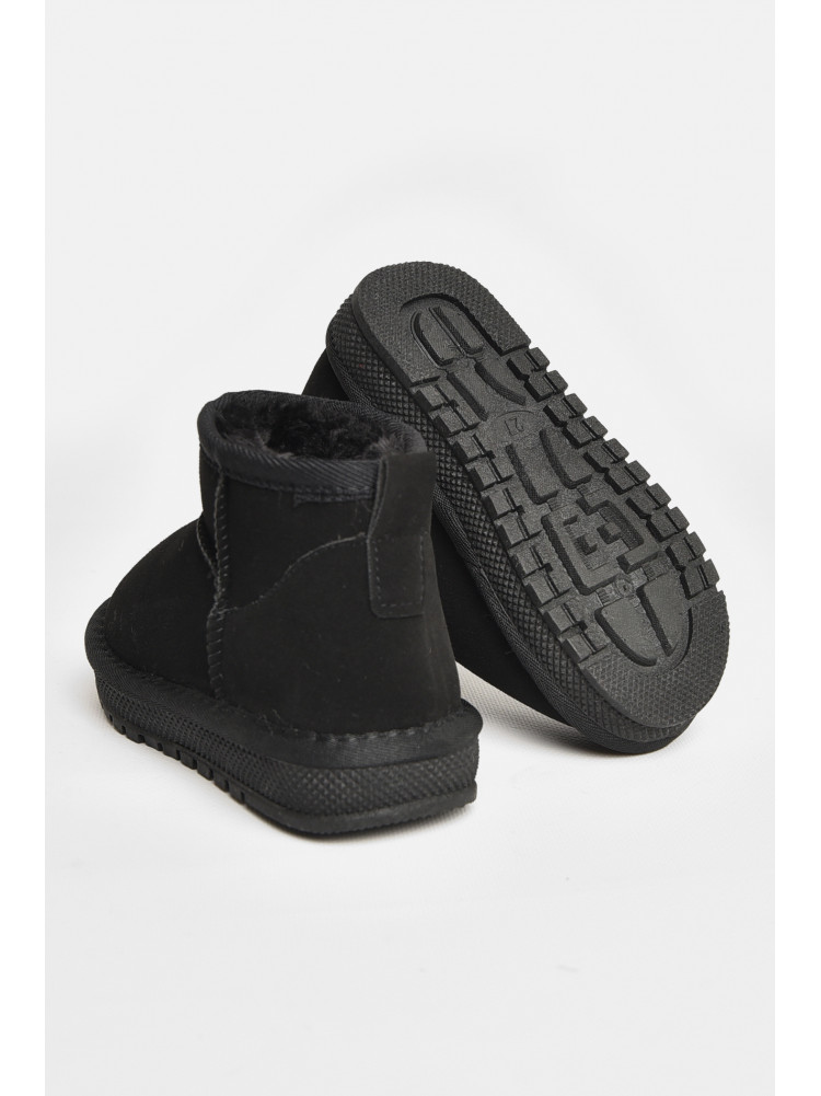 Уггі дитячі штучна замша чорного кольору В-315 208130C