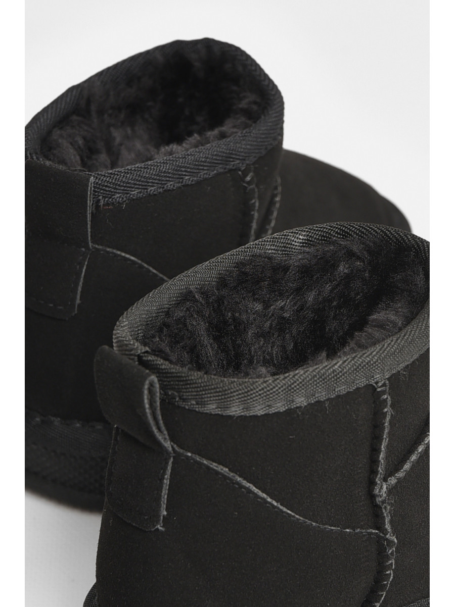 Уггі дитячі штучна замша чорного кольору В-315 208130C