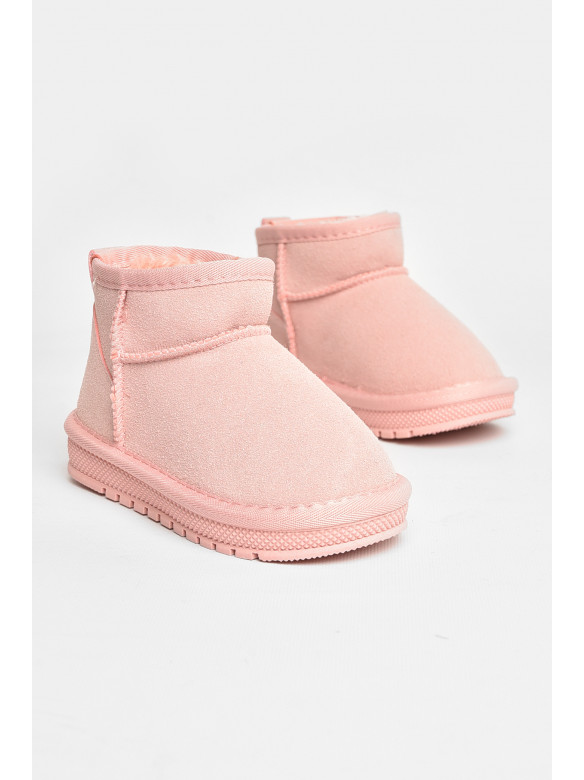 Уггі дитячі штучна замша рожевого кольору В-315 208131C
