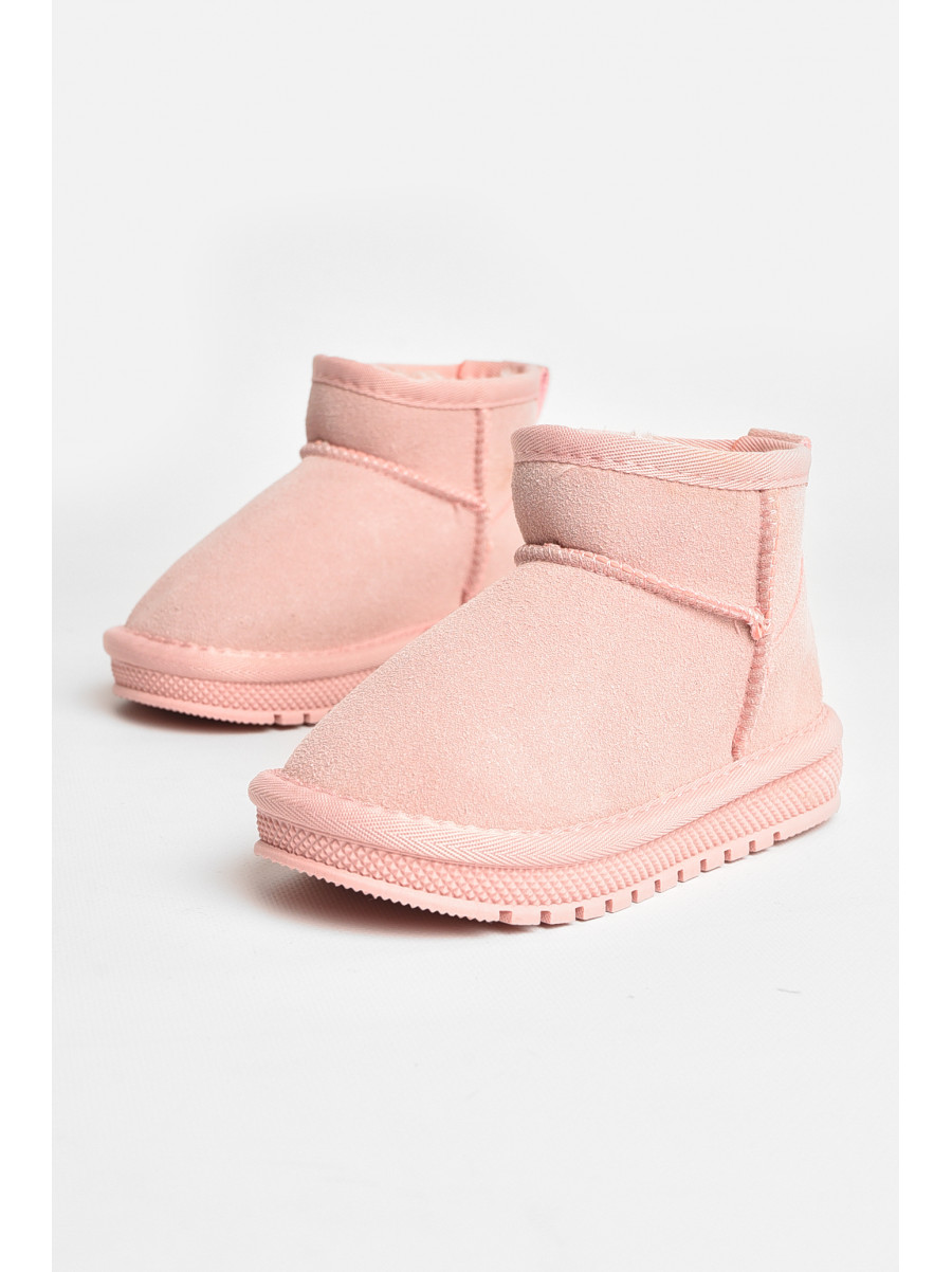 Уггі дитячі штучна замша рожевого кольору В-315 208131C