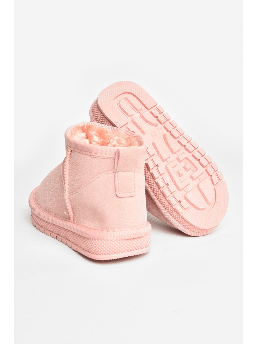 Уггі дитячі штучна замша рожевого кольору В-315 208131C