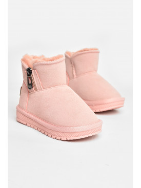 Уггі дитячі штучна замша рожевого кольору В-312 208134C