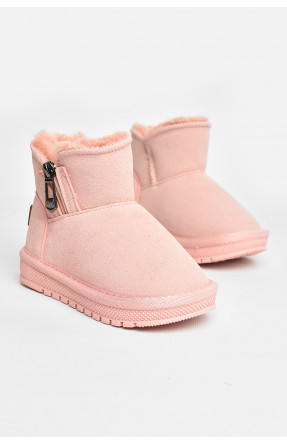 Уггі дитячі штучна замша рожевого кольору В-312 208134C Уггі дитячі штучна замша рожевого кольору В-312 208134C