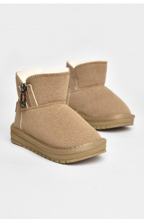 Уггі дитячі штучна замша бежевого кольору В-312 208136C Уггі дитячі штучна замша бежевого кольору В-312 208136C