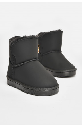 Уггі дитячі для дівчинки чорного кольору А-305 208142C Уггі дитячі для дівчинки чорного кольору А-305 208142C