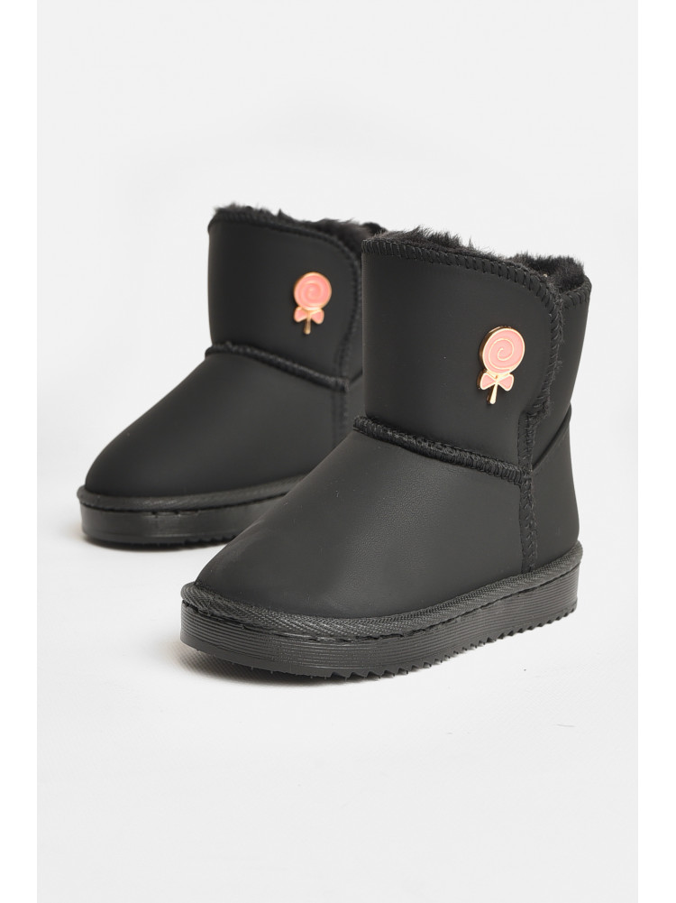 Уггі дитячі для дівчинки чорного кольору А-305 208142C