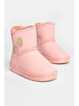Угги детские для девочки розового цвета А-305 208143C