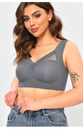 Топ жіночий сірого кольору чашка С 006 208152C Топ жіночий сірого кольору чашка С 006 208152C